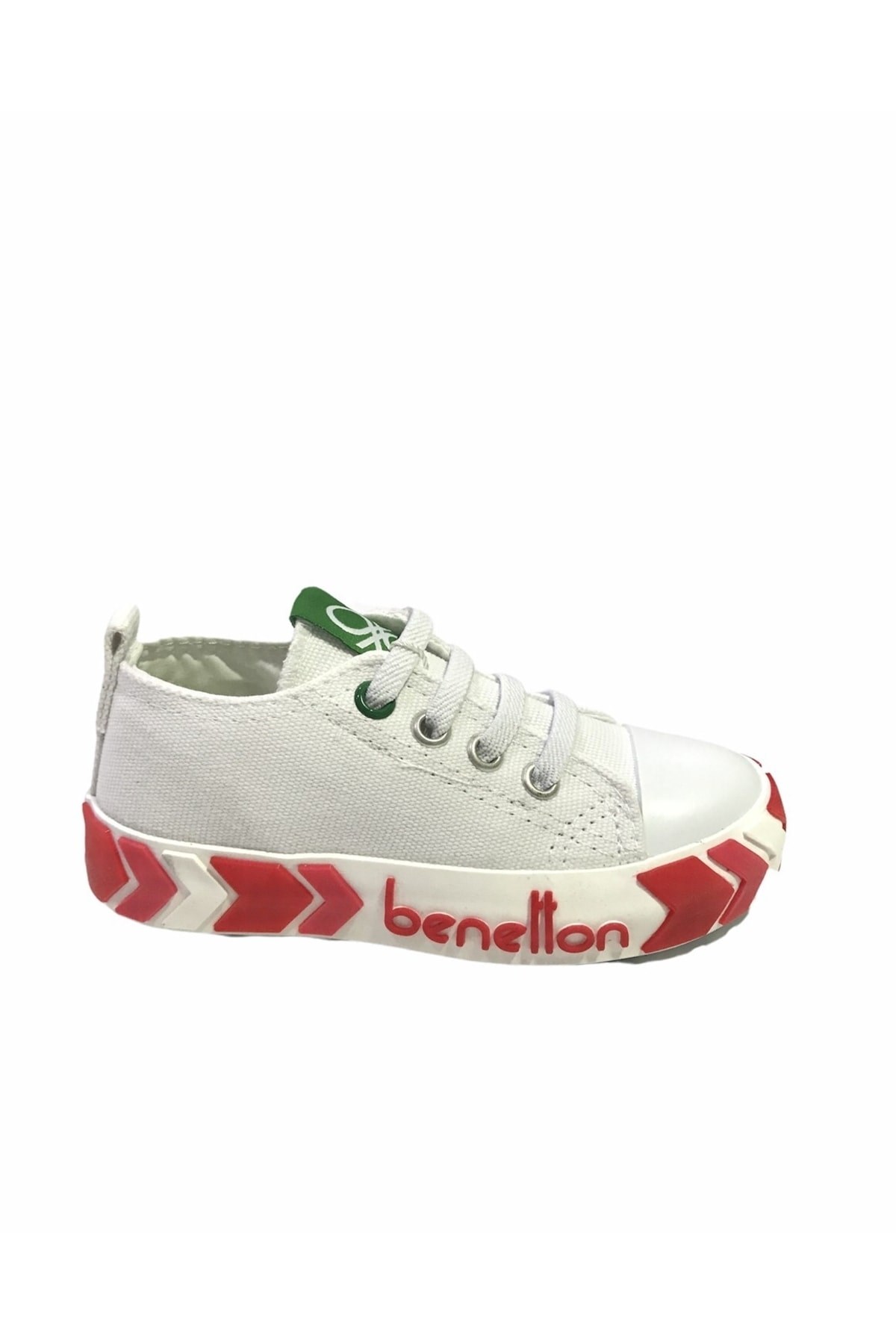 Benetton Ayakkabı Spor Beyaz - Fuşya