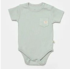 Bibaby Organik Body Kısa Kol Modal Nature Relax Mint