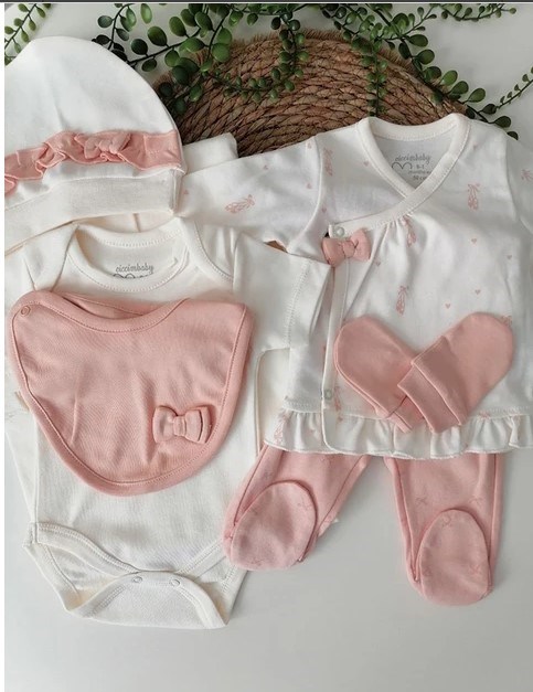 Ciccim Baby Hastane Çıkışı 5li Ballerina Tale Ekru
