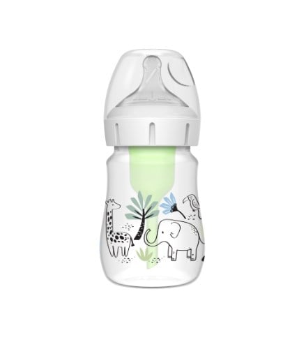 Dr Browns PP Biberon Geniş Ağız Anti-Kolik Options+ Orman Fil Desenli 150 ml 