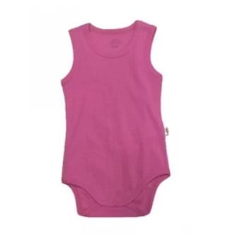 Mini Damla Body Askılı Penye Fuşya