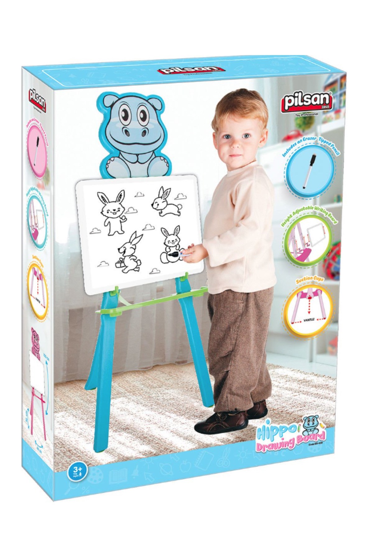 Pilsan Hipo Yazı Tahtası Mavi