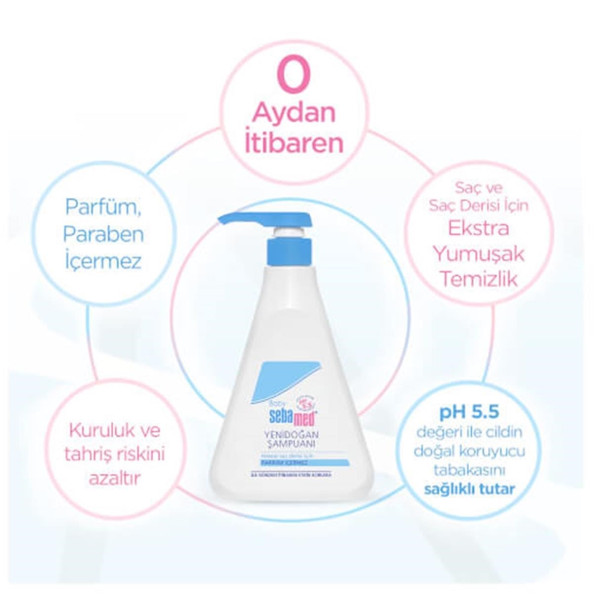 Sebamed Bebek Yenidoğan Şampuanı 500 ml