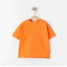 Tiffany T-Shirt Basic Süprem Turuncu