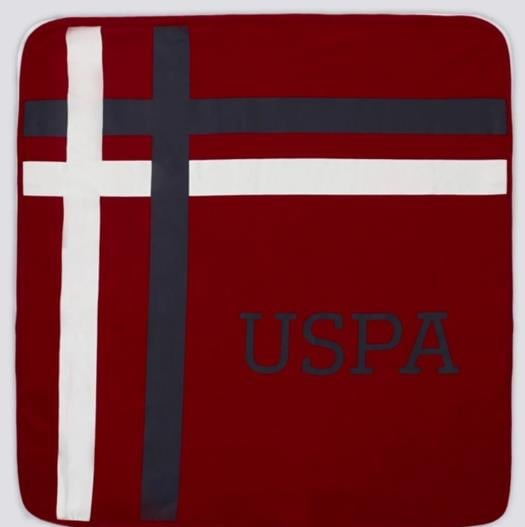 U.S Polo Battaniye Bordo
