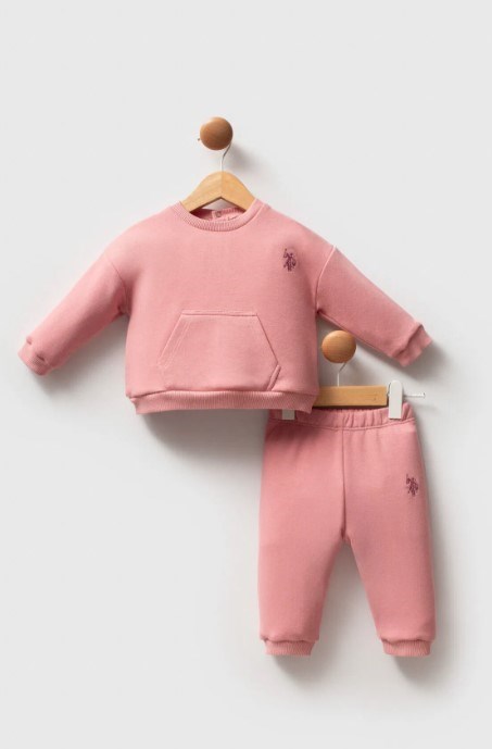 U.S. Polo 2li Takım Retro Pembe