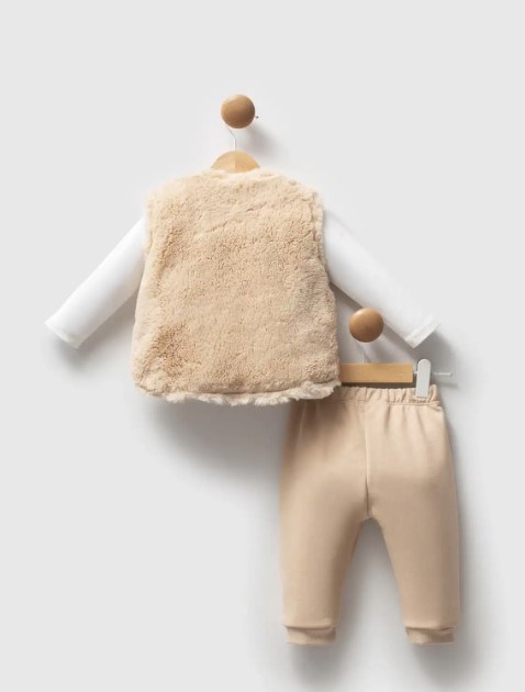 U.S. Polo 3lü Takım Bej