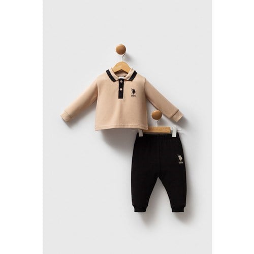 U.S. Polo 2li Takım Bej