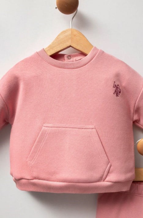 U.S. Polo 2li Takım Retro Pembe