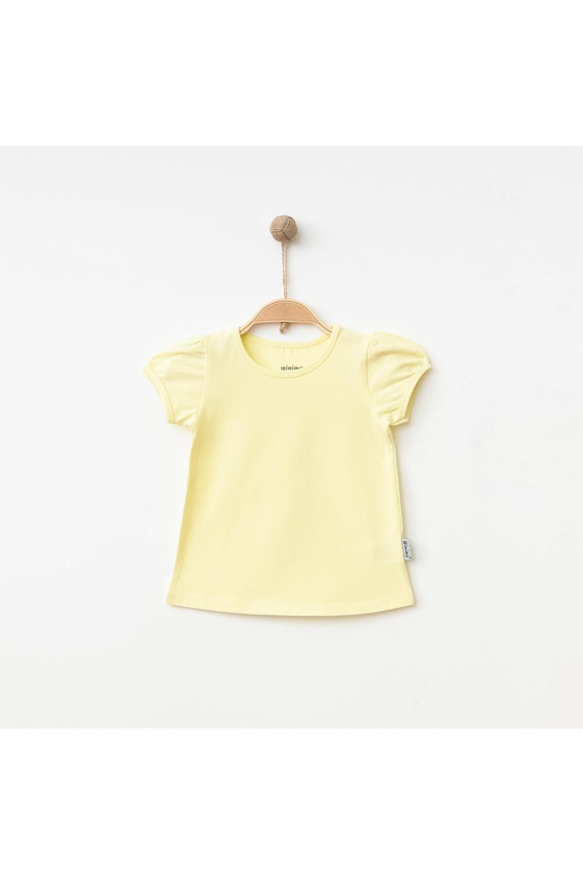 Winimo T-Shirt Basic Açık Sarı