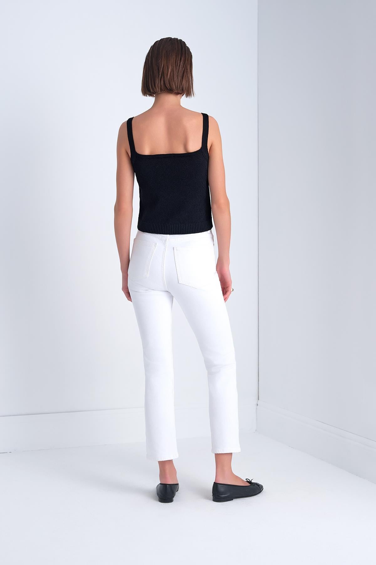 Askılı Crop Top