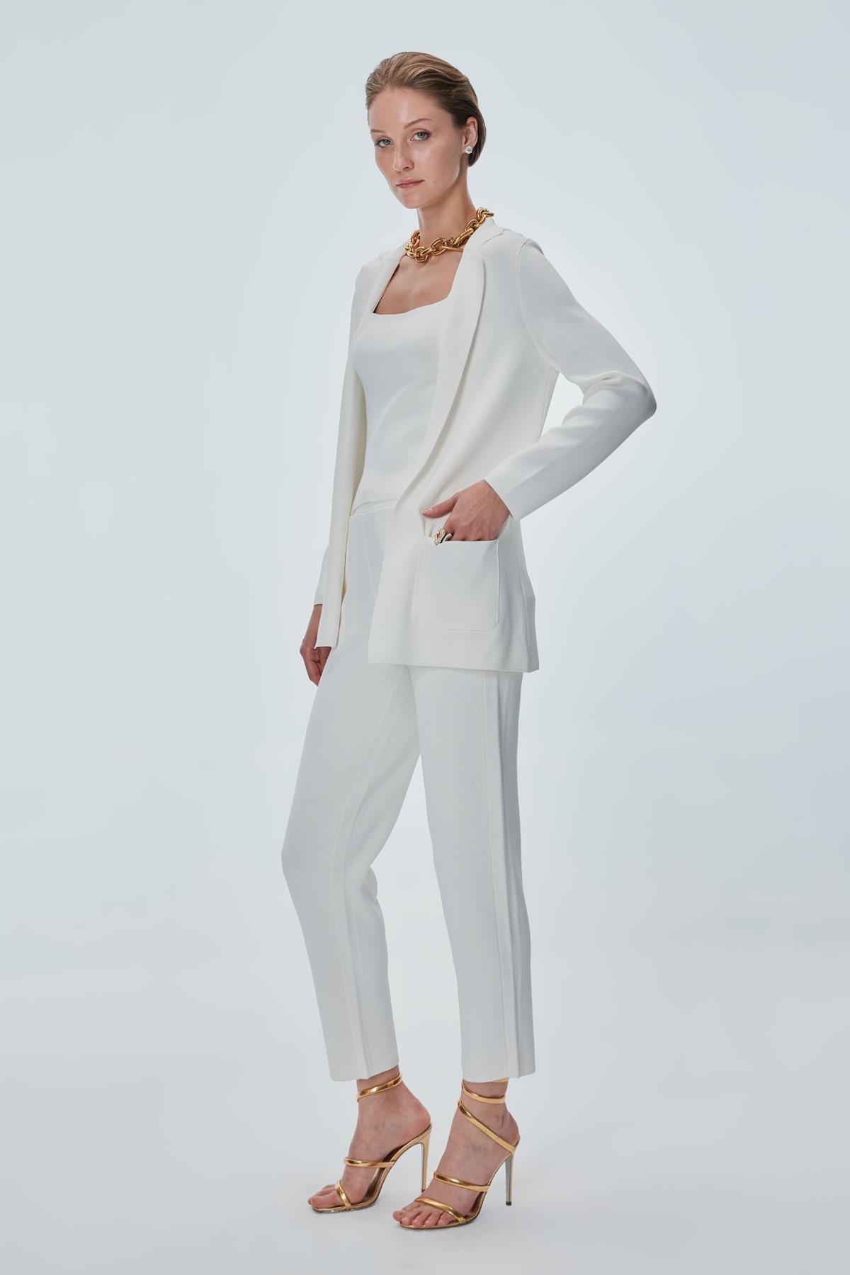 Bol Kesim Cepli Blazer Ceket