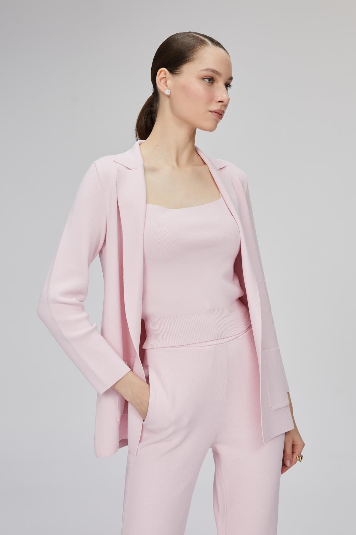 Bol Kesim Cepli Blazer Ceket