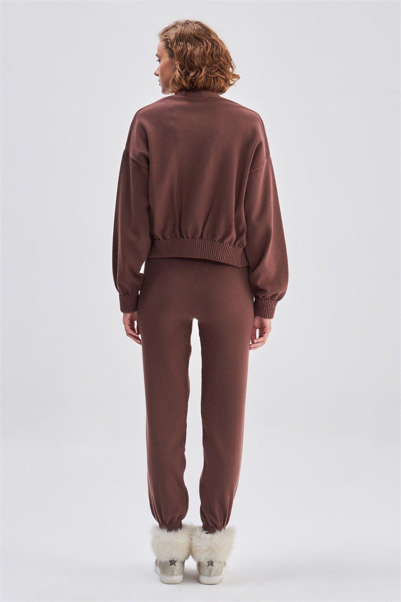 Dikiş Detaylı Jogger Triko Pantolon
