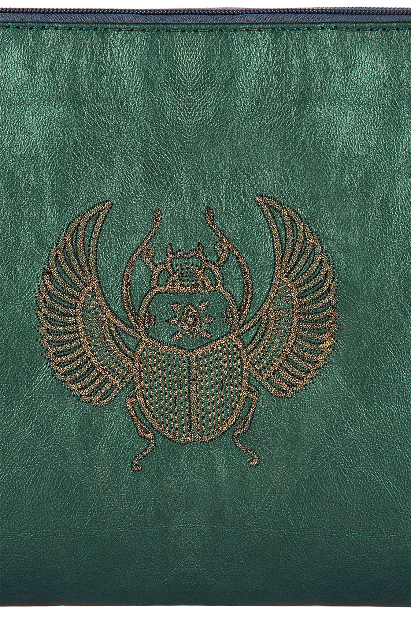 Gold Winged Scarab Cluch