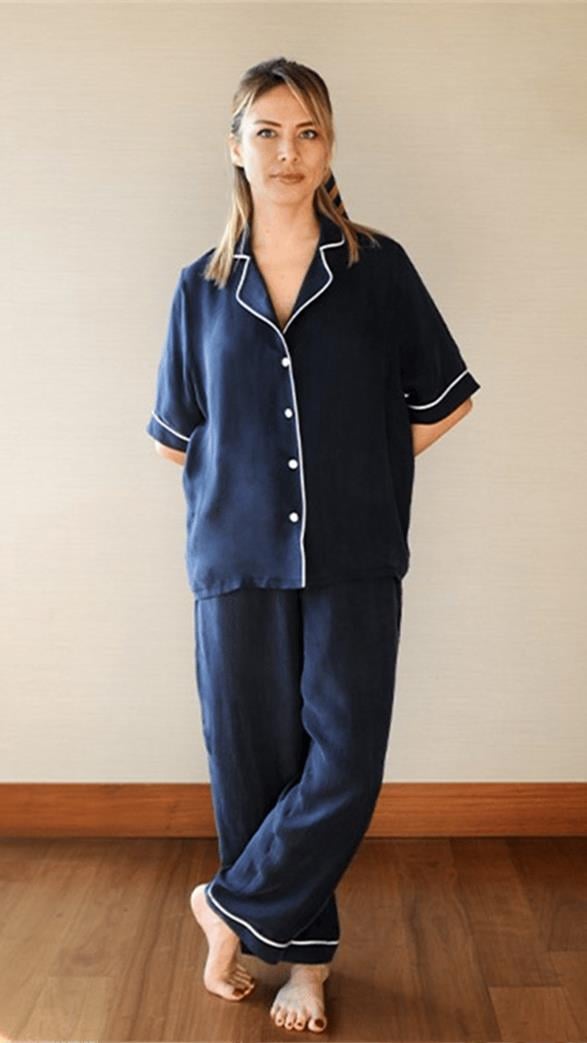 Navy Long Blue