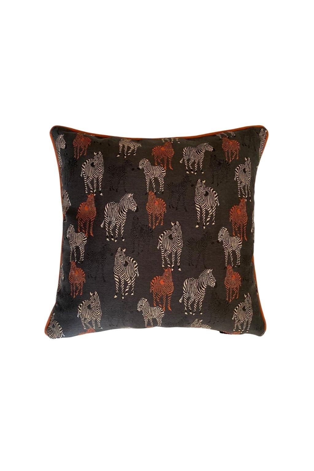 Zebra Desenli Kare Yastık