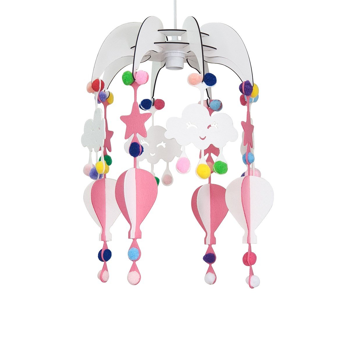 Design Otto Dream Light Dekoratif Çocuk Bebek Odası Avizesi Pembe MC210701