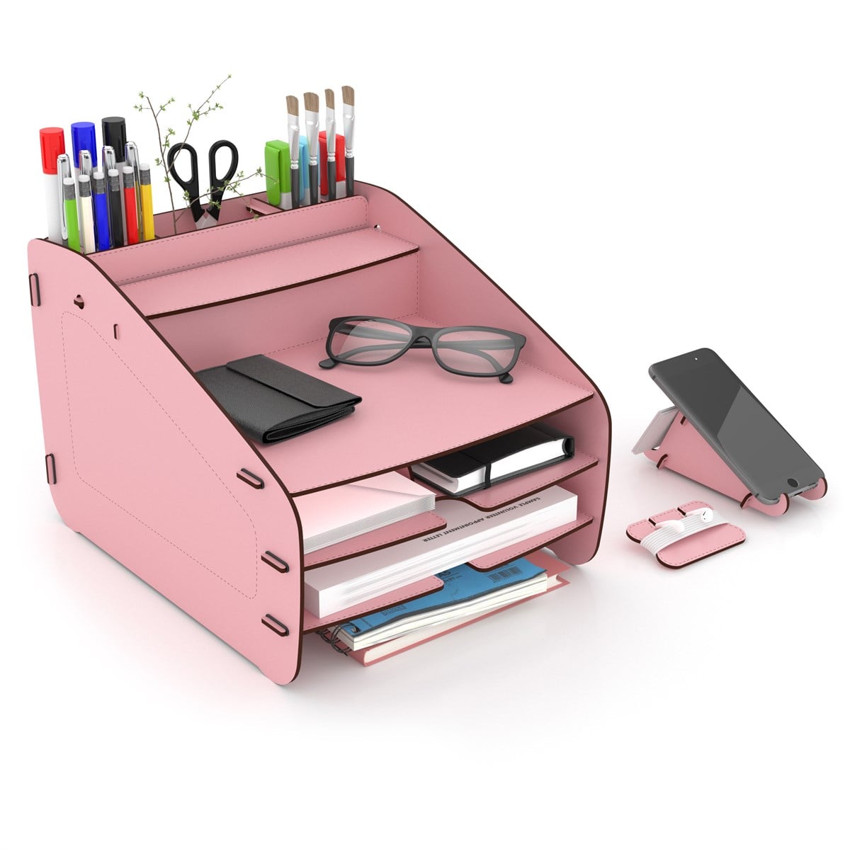 Design OTTO Medium Modest 6 Renk Evrak Rafı Masaüstü Organizer MC200806
