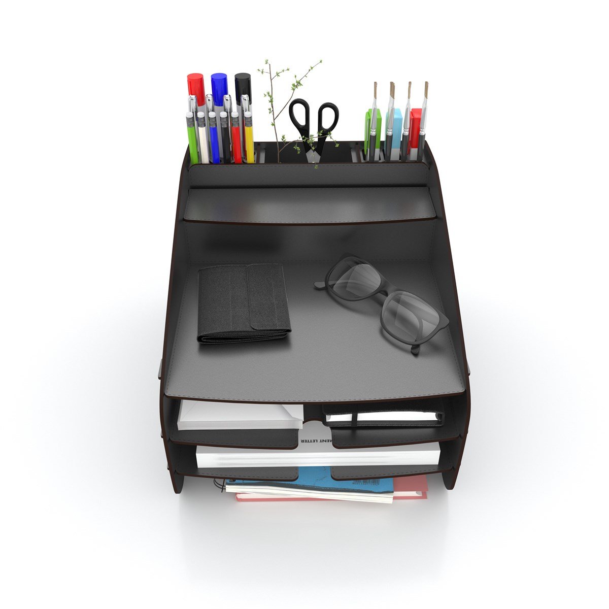 Design OTTO Medium Modest 6 Renk Evrak Rafı Masaüstü Organizer MC200801