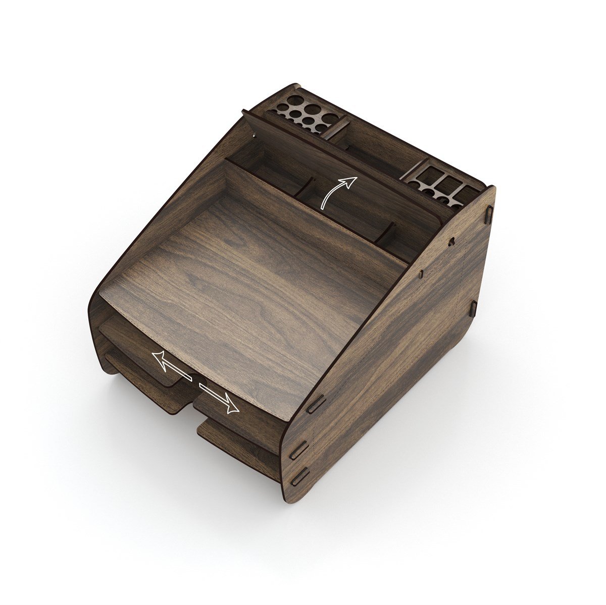 Design OTTO Medium Modest 6 Renk Evrak Rafı Masaüstü Organizer MC200804