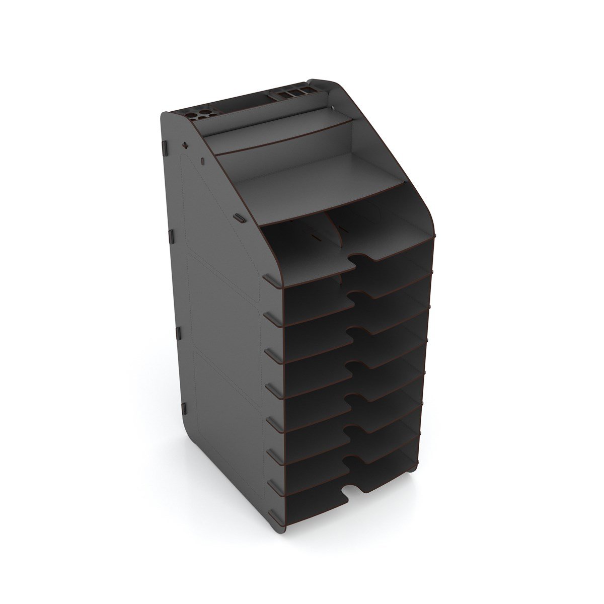 Design OTTO Tower Masaüstü Organizer 10 Kat A4 Evrak Rafı 6 Renk MC210806