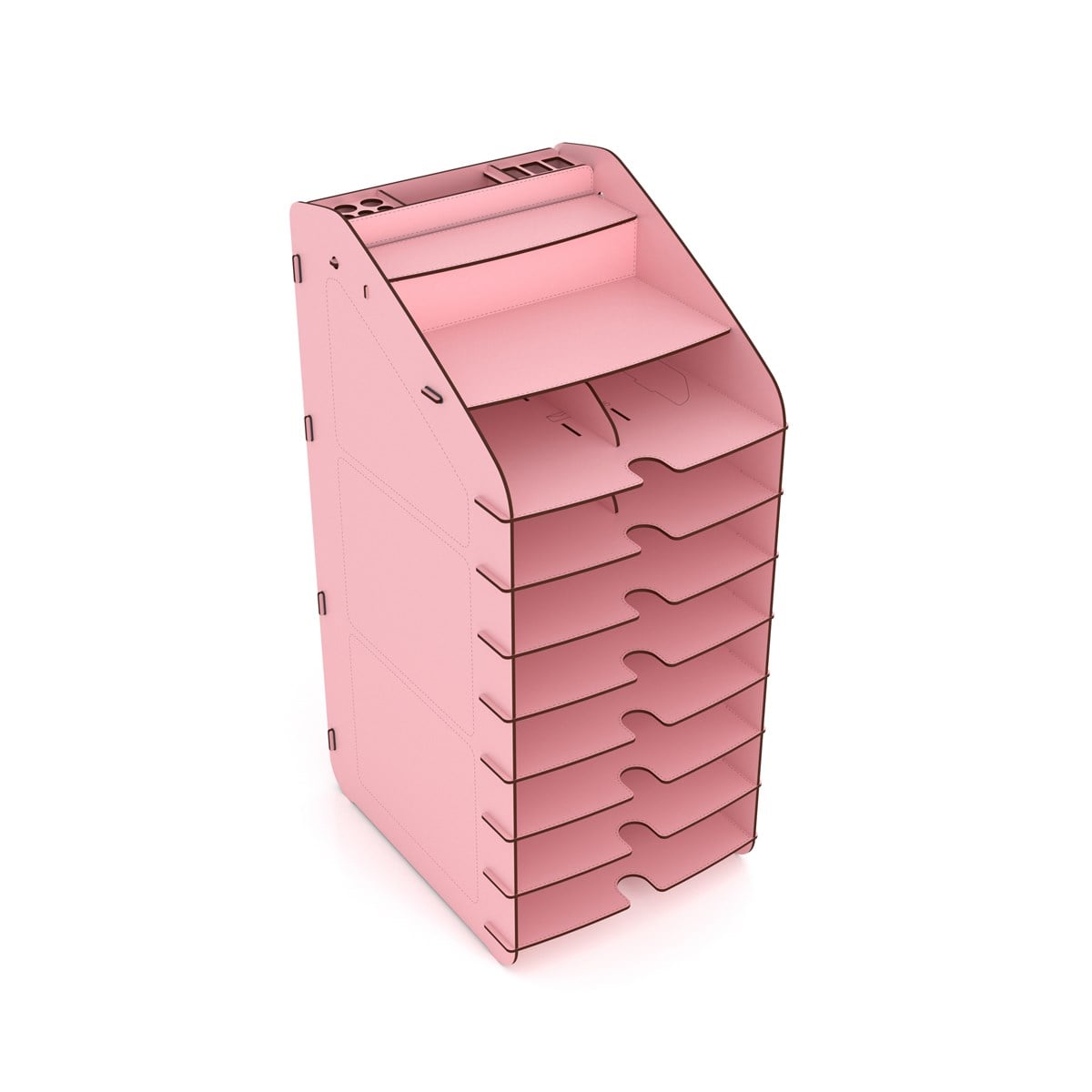 Design OTTO Tower Masaüstü Organizer 10 Kat A4 Evrak Rafı 6 Renk MC210804
