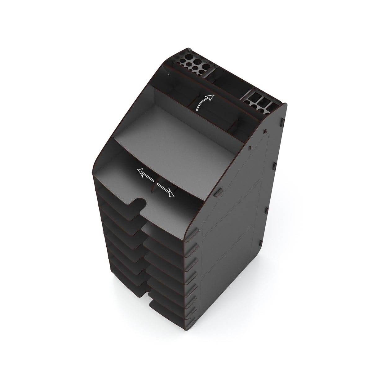Design OTTO Tower Masaüstü Organizer 10 Kat A4 Evrak Rafı 6 Renk MC210806
