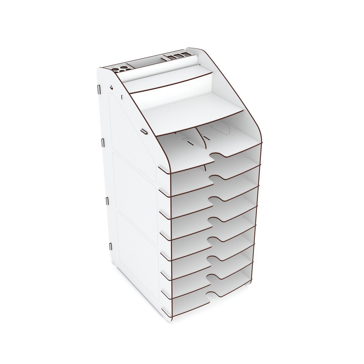 Design OTTO Tower Masaüstü Organizer 10 Kat A4 Evrak Rafı 6 Renk MC210801