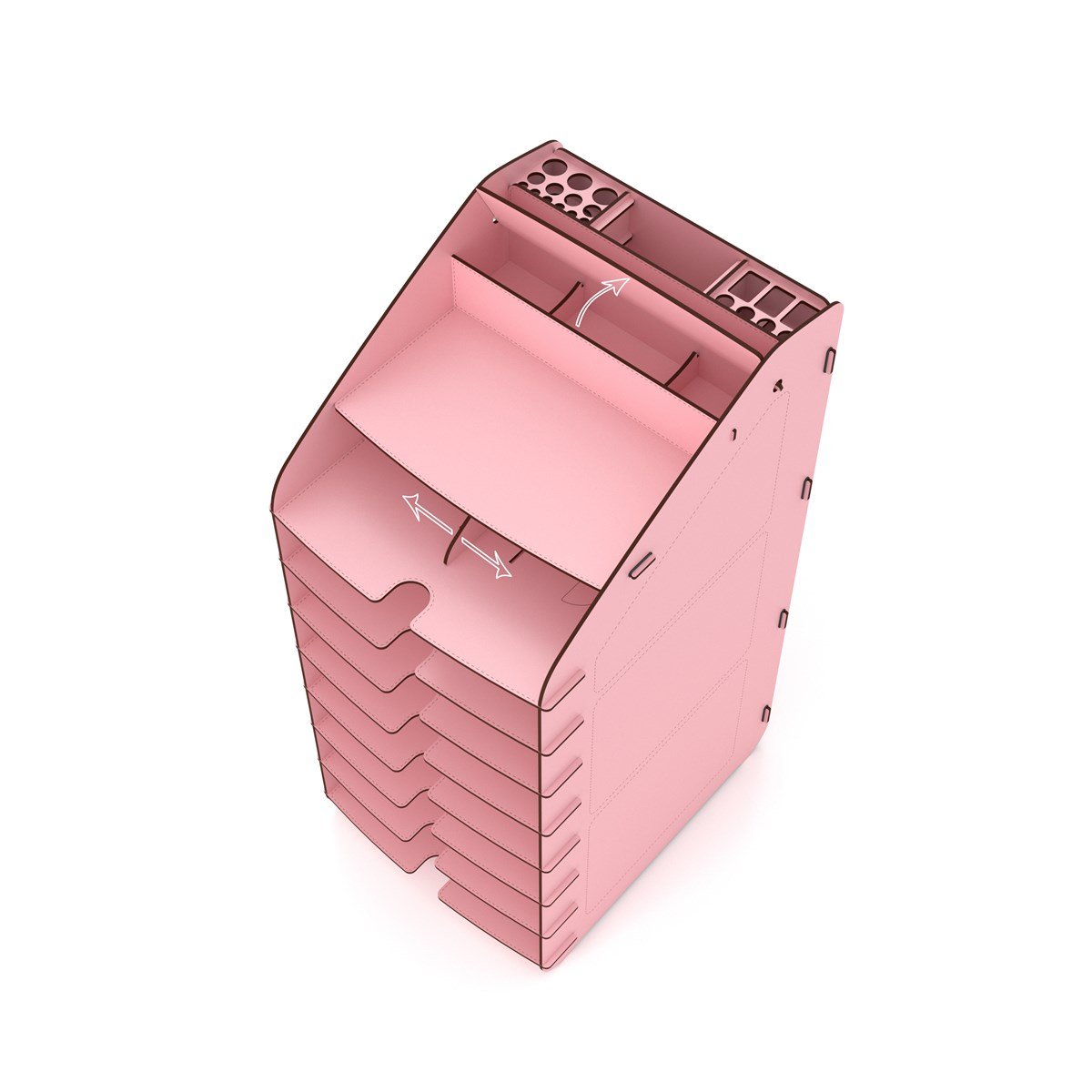 Design OTTO Tower Masaüstü Organizer 10 Kat A4 Evrak Rafı 6 Renk MC210804