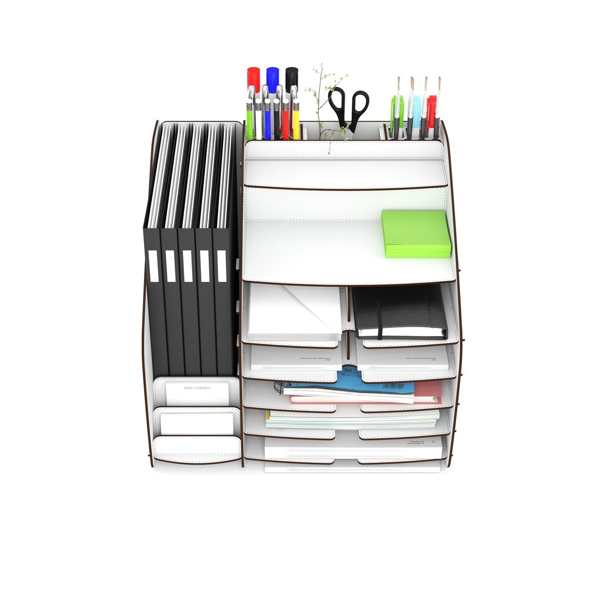 Design OTTO XLarge Hexa -6 Renk- A4 Evrak Rafı Masaüstü Organizer MC200203
