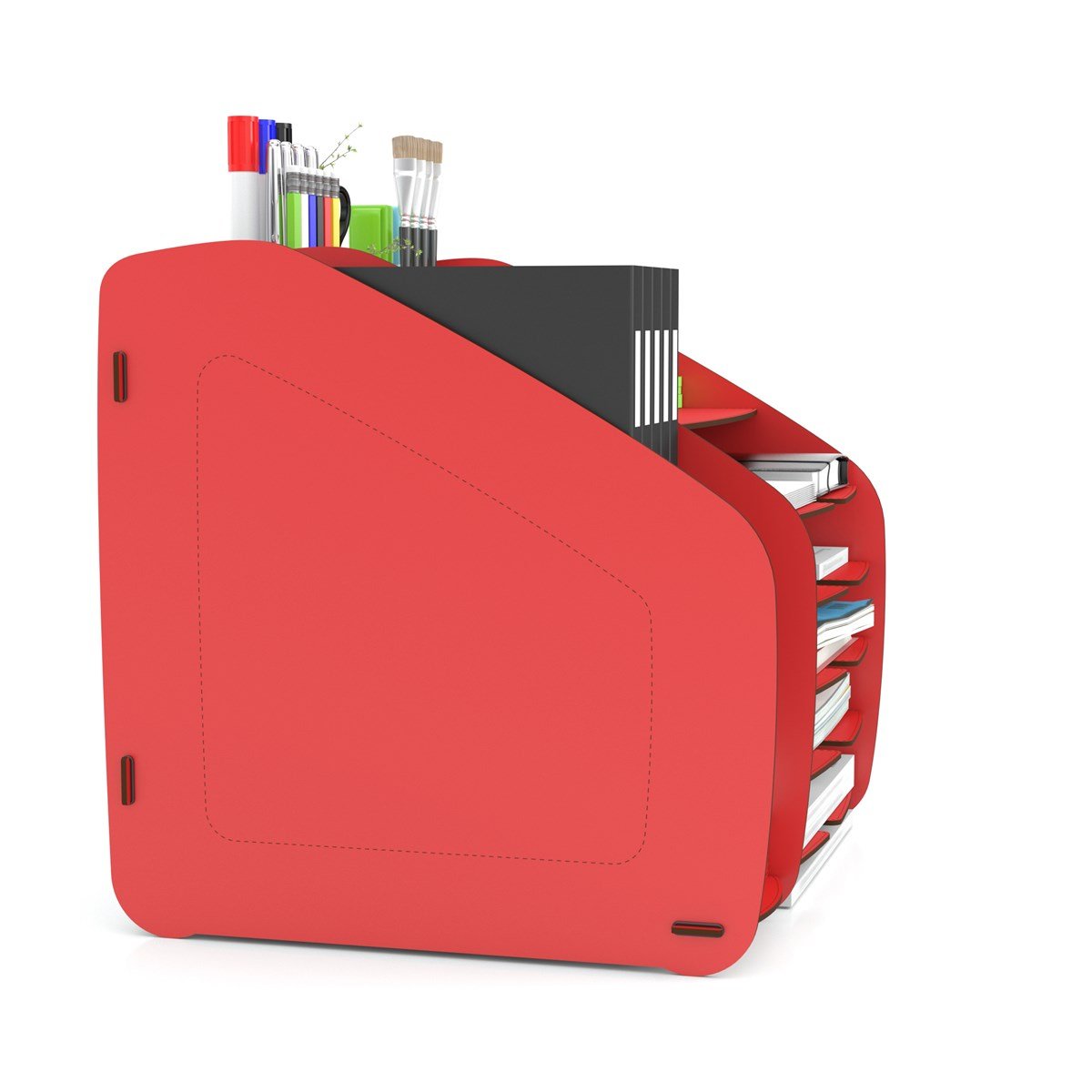 Design OTTO XLarge Modest 6 Renk A4 Evrak Rafı Masaüstü Organizer MC200404