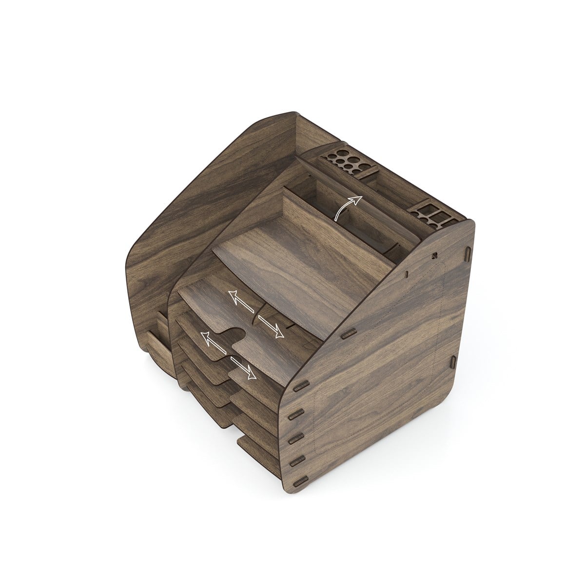 Design OTTO XLarge Modest 6 Renk A4 Evrak Rafı Masaüstü Organizer MC200406
