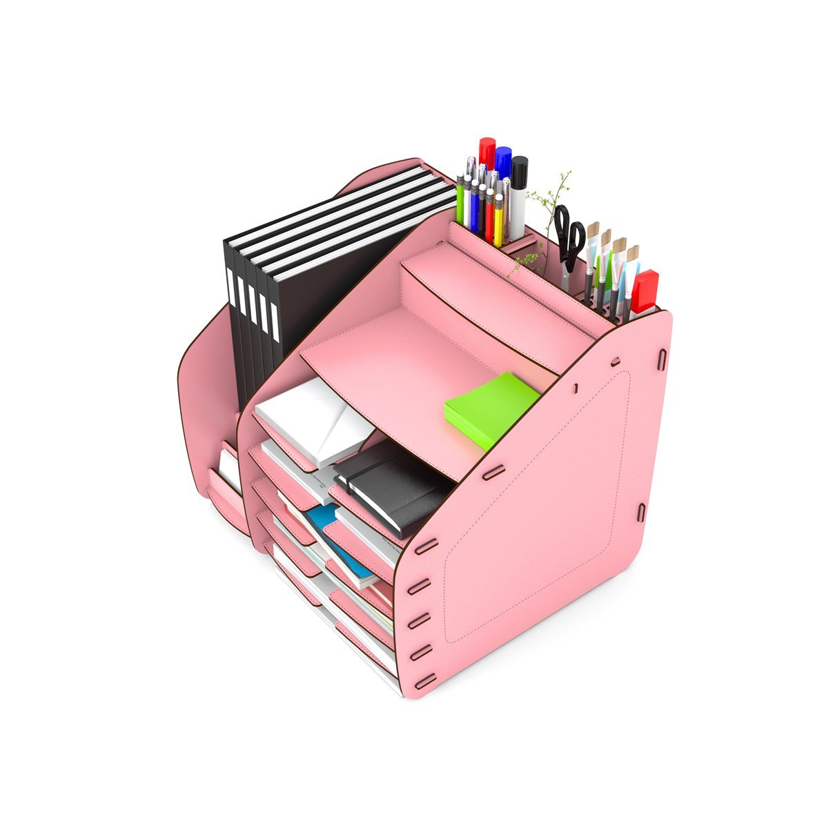 Design OTTO XLarge Modest 6 Renk A4 Evrak Rafı Masaüstü Organizer MC200405