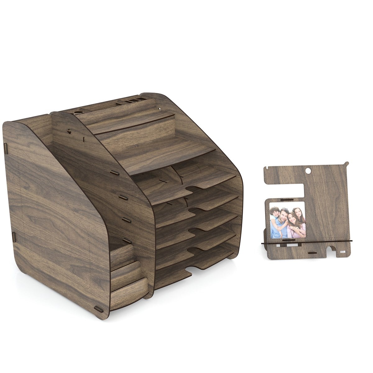 Design OTTO XLarge Modest 6 Renk A4 Evrak Rafı Masaüstü Organizer MC200406