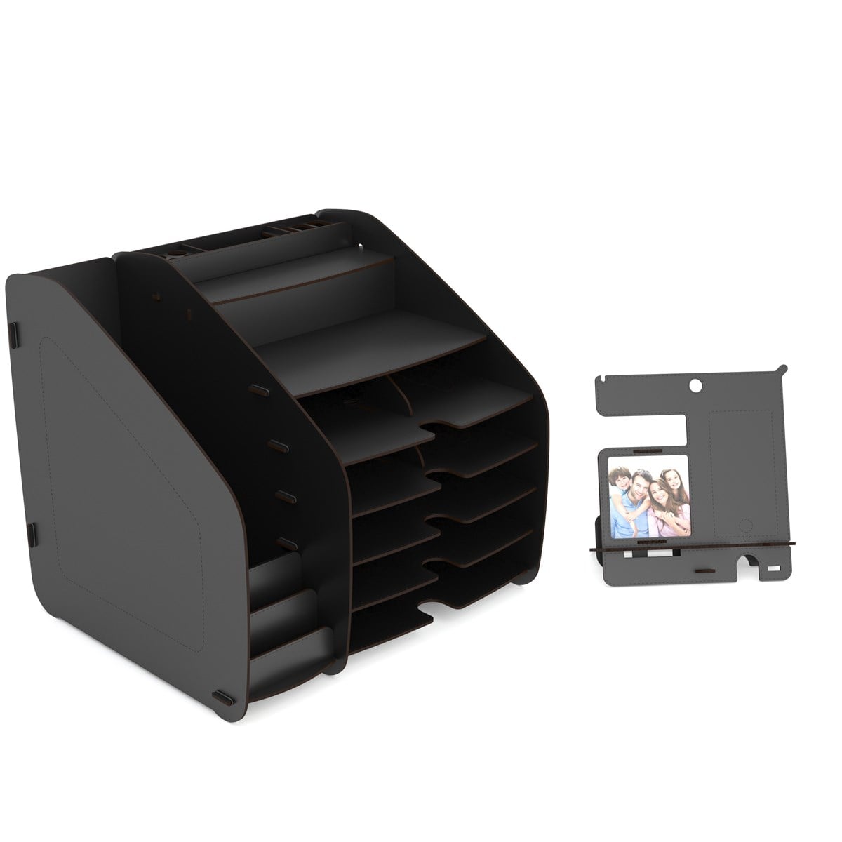 Design OTTO XLarge Modest 6 Renk A4 Evrak Rafı Masaüstü Organizer MC200401