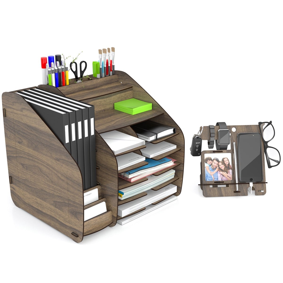 Design OTTO XLarge Modest 6 Renk A4 Evrak Rafı Masaüstü Organizer MC200406