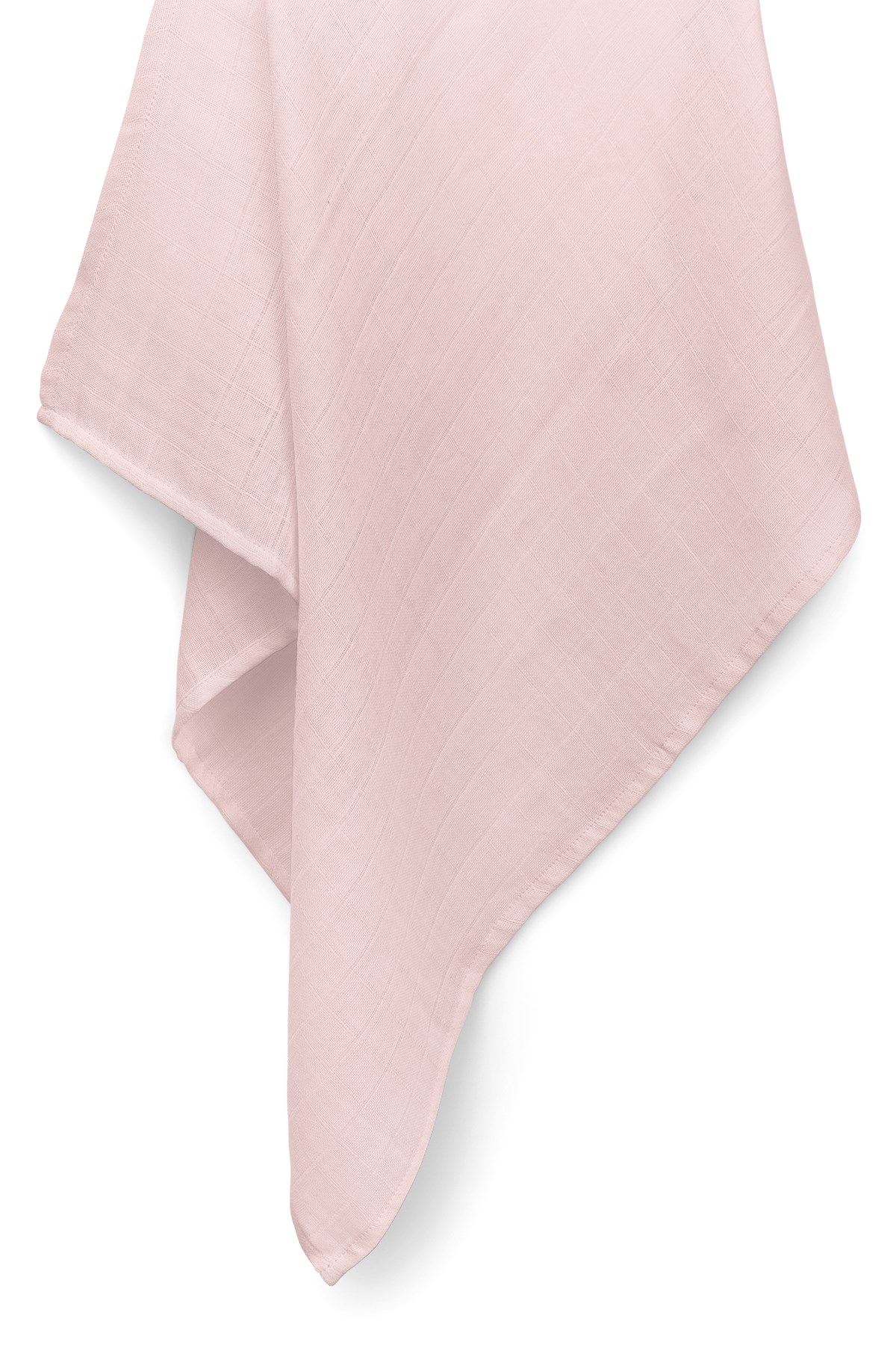 Organic Cotton Muslin Swaddle BlankedBanndu Pudra Pembe Organik Pamuk Müslin Örtü