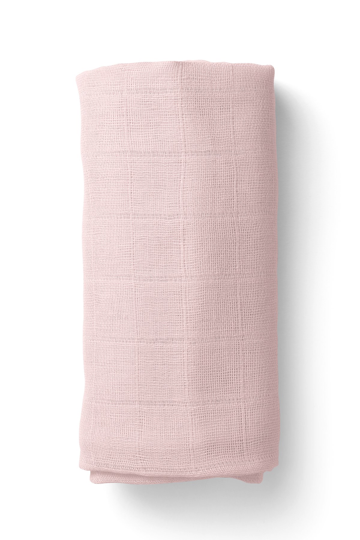 Organic Cotton Muslin Swaddle BlankedBanndu Pudra Pembe Organik Pamuk Müslin Örtü