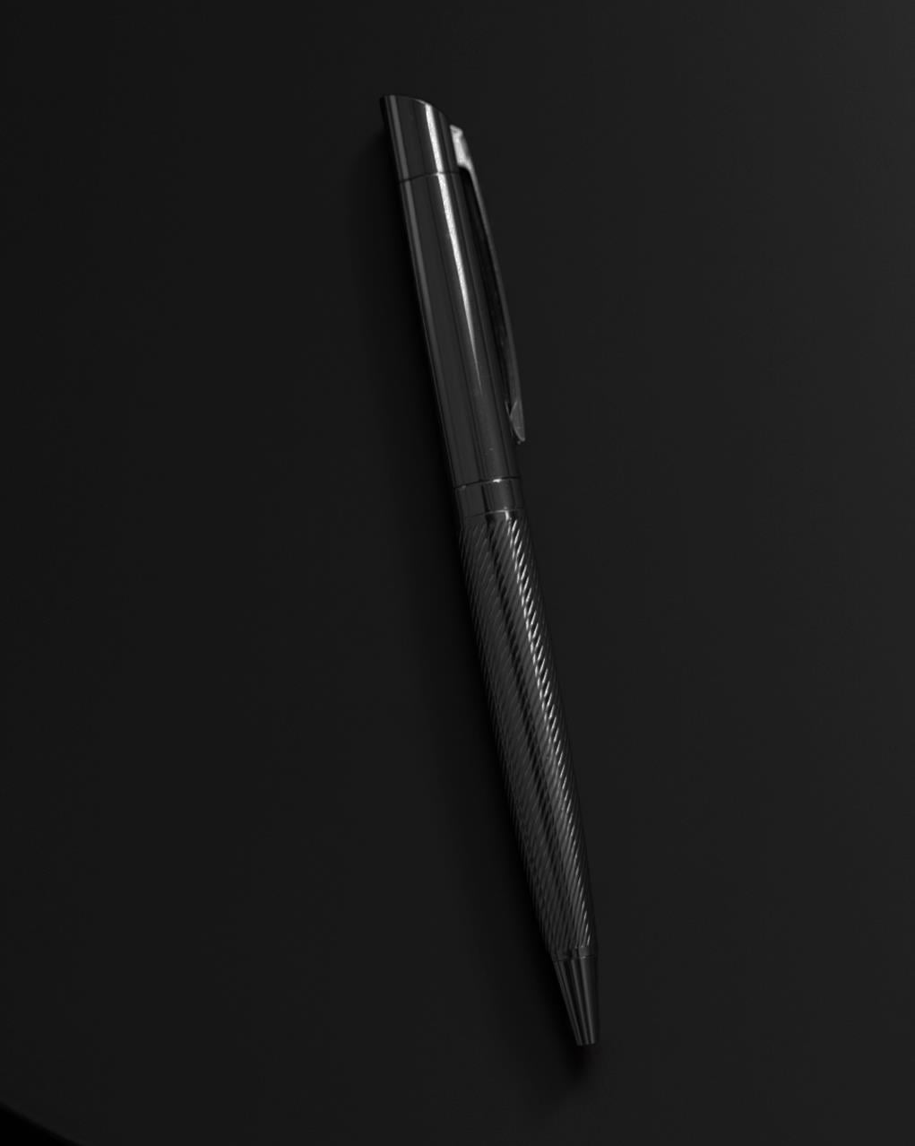 Black Royal Kişiselleştiribilir Logolu Klasik Termo Deri Defter - Siyah 6479