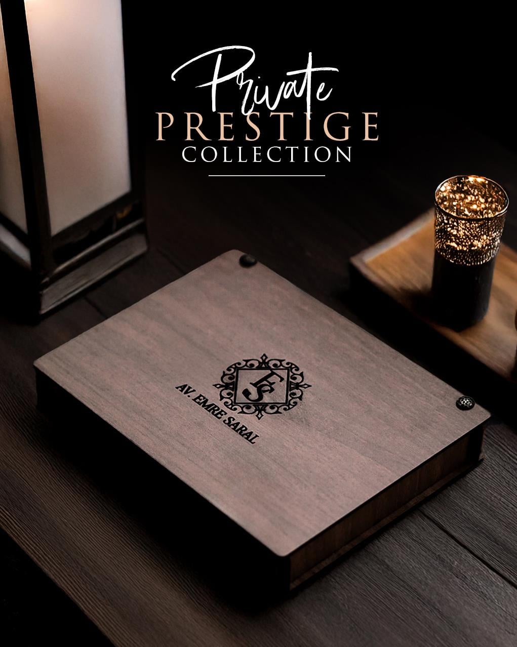 Kişiye Özel Ahşap Kutulu Defter Hediye Seti - Private Prestige Collection