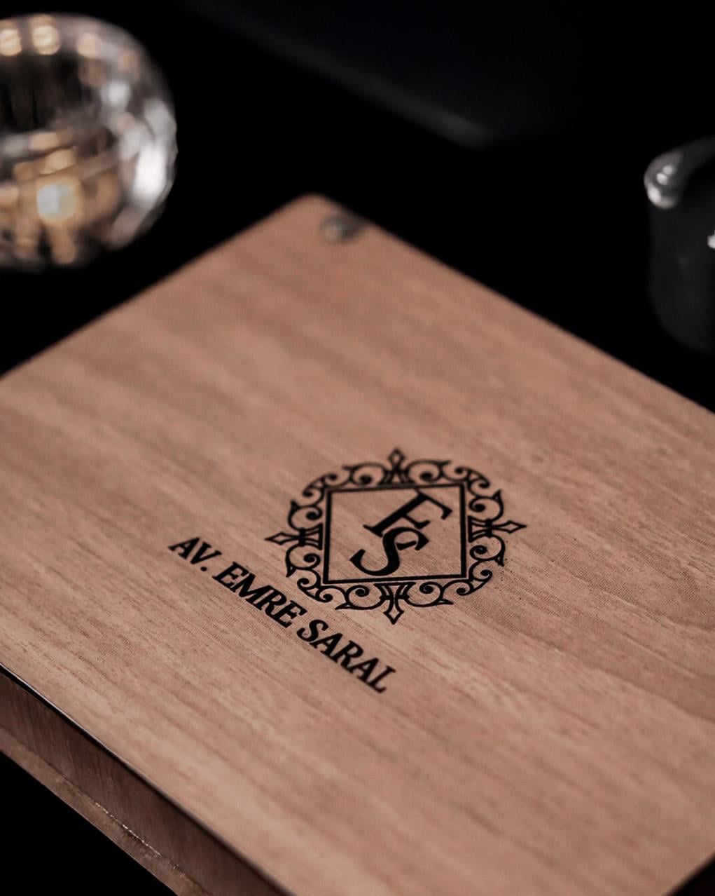 Kişiye Özel Ahşap Kutulu Defter Hediye Seti - Private Prestige Collection