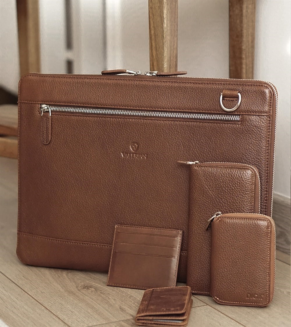 Mac-Pack Business - Man & Woman - Hakiki Deri Laptop Evrak Çantası