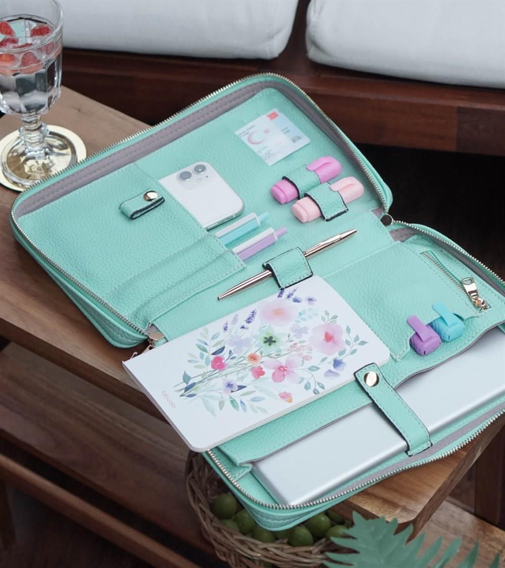 Mobil-Tablet Organizer (9 inch) Summer Serisi- El / Omuz Çantası (Kadın)