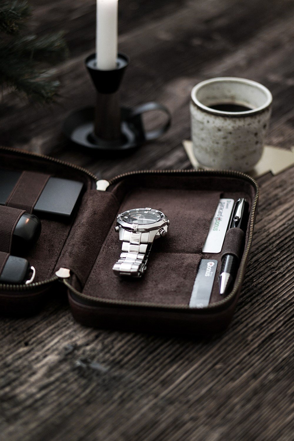 Packup Hand Crafted Leather Organizer - %100 El Yapımı Hakiki Deri El Pörtföyü