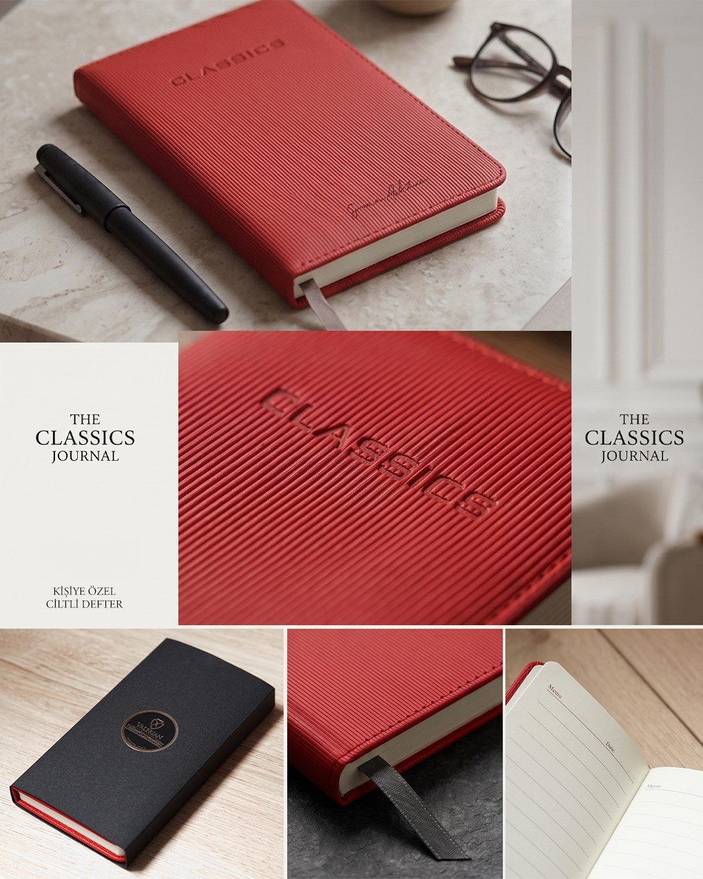 The Classics Journal Thermo Deri Defter | Kişiye Özel