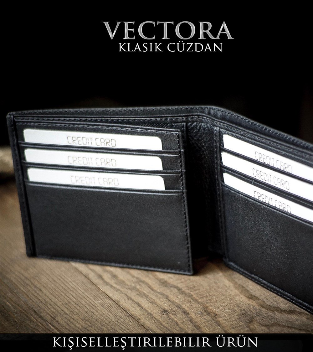 Vectora Slim Cüzdan (SİYAH)