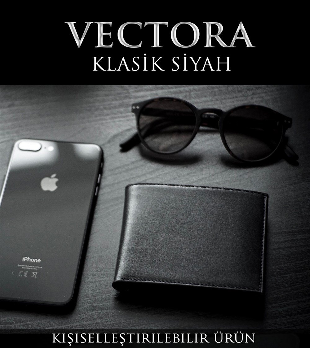Vectora Slim Cüzdan (SİYAH)