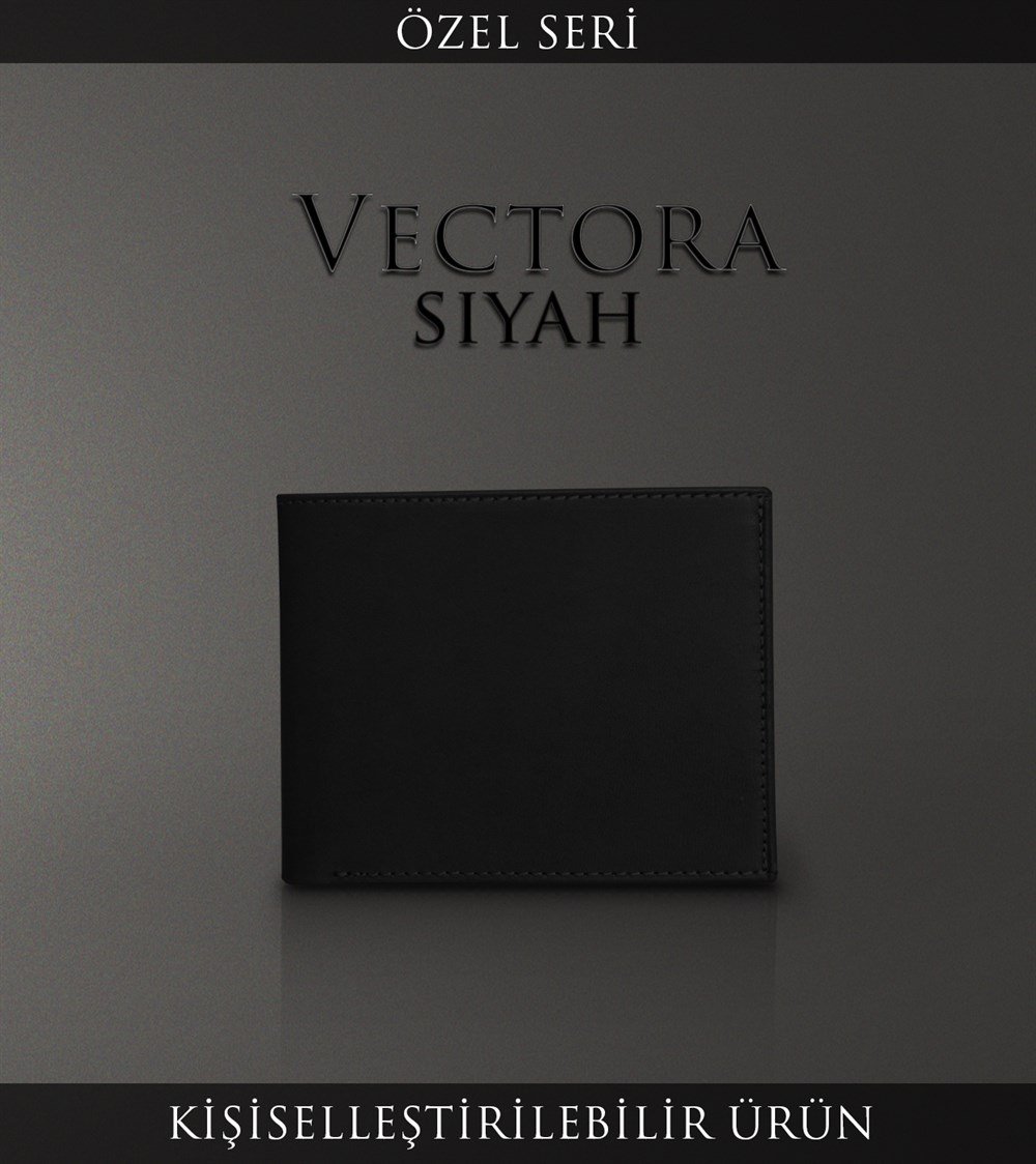 Vectora Slim Cüzdan (SİYAH)