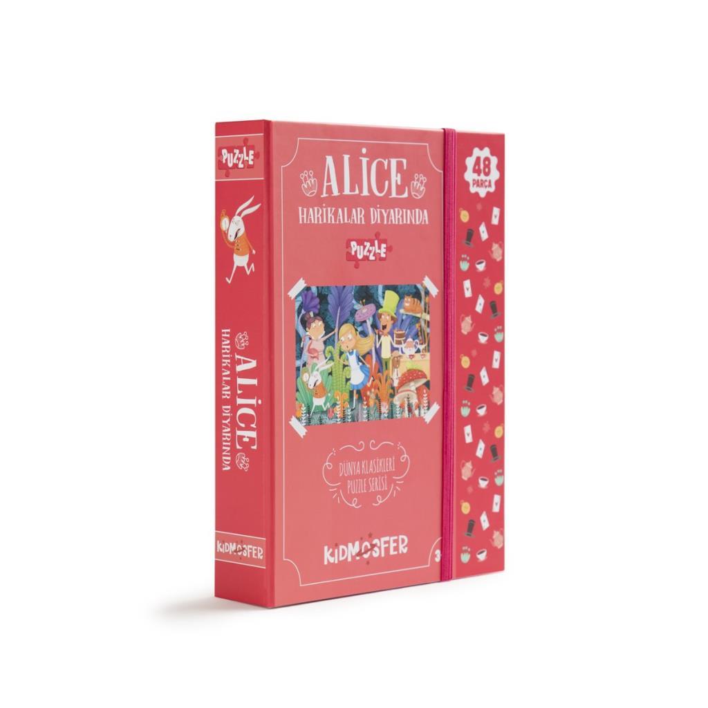 ALİCE HARİKALAR DİYARINDA PUZZLE (YAPBOZ) 48 PARÇA  